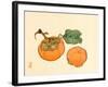 Two Persimmons-Bairei Kono-Framed Giclee Print