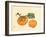 Two Persimmons-Bairei Kono-Framed Giclee Print