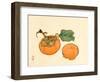 Two Persimmons-Bairei Kono-Framed Giclee Print