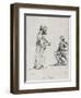 Two Philosophers, Engraved by Arthur Pond, 1739-Annibale Carracci-Framed Giclee Print