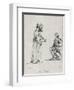 Two Philosophers, Engraved by Arthur Pond, 1739-Annibale Carracci-Framed Giclee Print