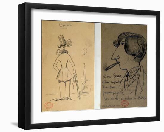 Two Pictures, 'Ballade'-Alfred de Musset-Framed Giclee Print