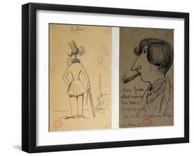 Two Pictures, 'Ballade'-Alfred de Musset-Framed Giclee Print