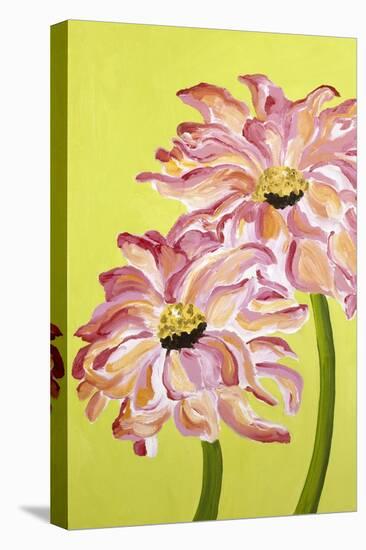 Two Pink Flowers-Soraya Chemaly-Stretched Canvas