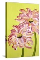 Two Pink Flowers-Soraya Chemaly-Stretched Canvas