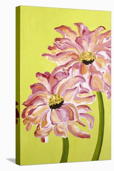 Two Pink Flowers-Soraya Chemaly-Stretched Canvas