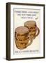 Two Pints of Beer-null-Framed Giclee Print