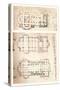 Two plans of churches, c1472-c1519 (1883)-Leonardo Da Vinci-Stretched Canvas