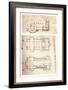 Two plans of churches, c1472-c1519 (1883)-Leonardo Da Vinci-Framed Giclee Print
