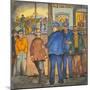 Two Police Officers Arresting Two Drunks on a Street of the Skid Road Area of Seattle-Ronald Ginther-Mounted Giclee Print