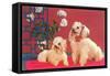 Two Poodles-null-Framed Stretched Canvas