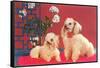 Two Poodles-null-Framed Stretched Canvas