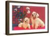 Two Poodles-null-Framed Art Print