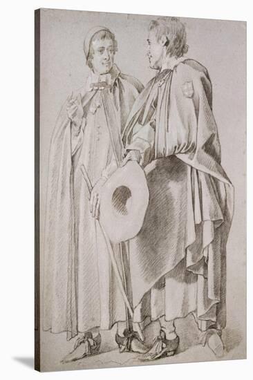 Two Poor Knights of Windsor-Sir Peter Lely-Stretched Canvas