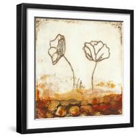 Two Poppies-Laura Van Horne-Framed Art Print