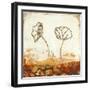 Two Poppies-Laura Van Horne-Framed Art Print