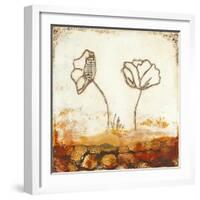 Two Poppies-Laura Van Horne-Framed Art Print