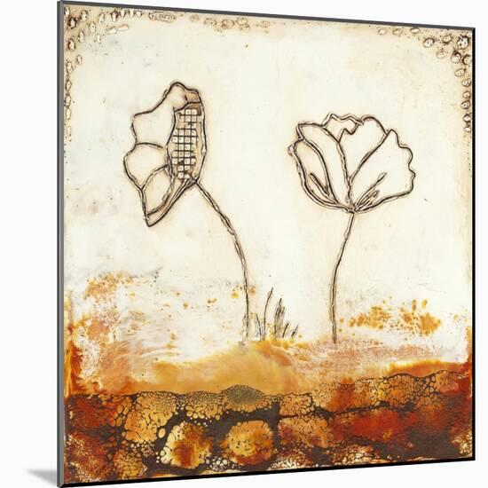 Two Poppies-Laura Van Horne-Mounted Art Print