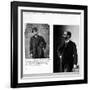 Two Portraits of George Eastman (1854-1932) 1884 and 1890-null-Framed Giclee Print