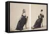 Two Portraits of Widows, 1837-Richard Dighton-Framed Stretched Canvas