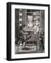 Two Prostitutes Look Out of the Window of an 18th Century English Brothel. from Illustrierte Sitten-null-Framed Giclee Print