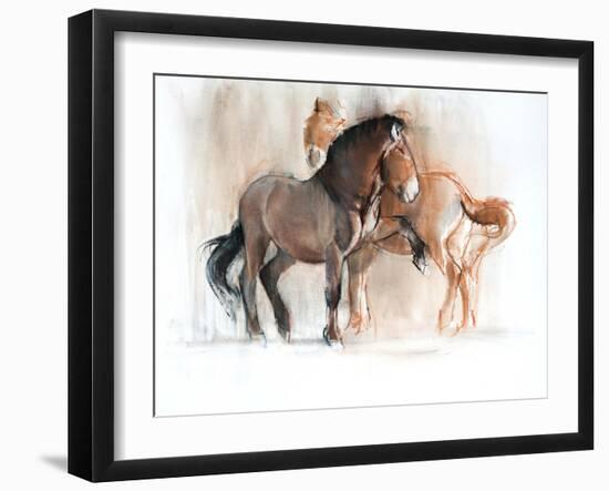 Two (Przewalski), 2013-Mark Adlington-Framed Giclee Print