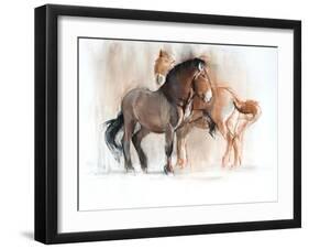 Two (Przewalski), 2013-Mark Adlington-Framed Giclee Print