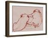 Two Pug Puppies, the Brothers, 2005-Joan Thewsey-Framed Giclee Print