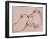 Two Pug Puppies, the Brothers, 2005-Joan Thewsey-Framed Giclee Print