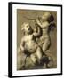 Two Putti Making Music-Marten Jozef Geeraerts-Framed Giclee Print