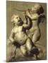 Two Putti Making Music-Marten Jozef Geeraerts-Mounted Giclee Print