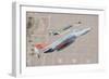 Two Qf-4E Phantom Ii Drones Break over Holloman Air Force Base, New Mexico-null-Framed Photographic Print