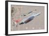 Two Qf-4E Phantom Ii Drones Break over Holloman Air Force Base, New Mexico-null-Framed Photographic Print