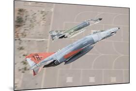 Two Qf-4E Phantom Ii Drones Break over Holloman Air Force Base, New Mexico-null-Mounted Photographic Print