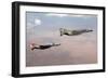 Two Qf-4E Phantom Ii Drones in Formation over the New Mexico Desert-null-Framed Photographic Print