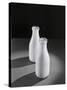 Two Quarts of Milk in Glass Bottles-Bettmann-Stretched Canvas