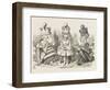 Two Queens Alice with the Two Queens-John Tenniel-Framed Photographic Print