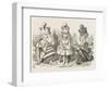 Two Queens Alice with the Two Queens-John Tenniel-Framed Photographic Print