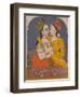 Two Queens Sharing a Drink, from Lovers Embrace in an Alcove, C.1780-null-Framed Giclee Print