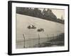 Two Racing Cars Compete-null-Framed Photographic Print