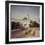 Two Racing Cars Taking a Bend, Monaco Grand Prix, Monte Carlo, 1959-null-Framed Photographic Print