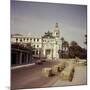 Two Racing Cars Taking a Bend, Monaco Grand Prix, Monte Carlo, 1959-null-Mounted Photographic Print