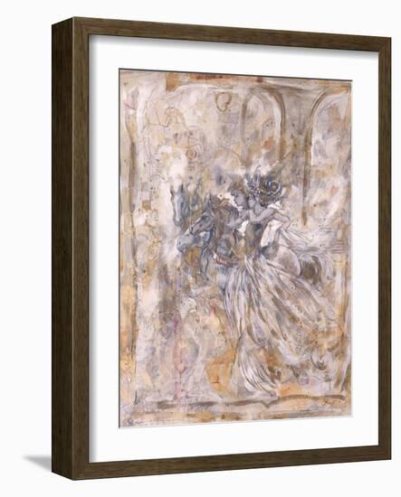 Two Racing on Horses-Marta Gottfried-Framed Giclee Print