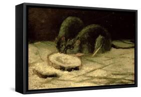 Two Rats, C.1884-Vincent van Gogh-Framed Stretched Canvas