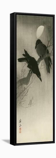 Two Ravens, c.1920-Ito Sozan-Framed Stretched Canvas