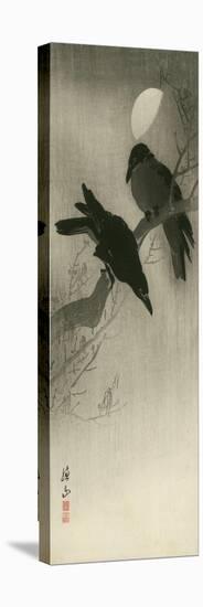 Two Ravens, c.1920-Ito Sozan-Stretched Canvas