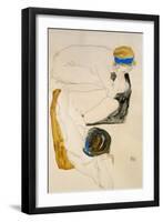 Two Reclining Figures, 1912-Egon Schiele-Framed Giclee Print