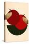 Two Red Apples-Kubistika-Stretched Canvas