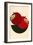 Two Red Apples-Kubistika-Framed Giclee Print