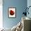 Two Red Apples-Kubistika-Framed Giclee Print displayed on a wall